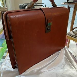 Vintage Hester van Eeghen leather briefcase